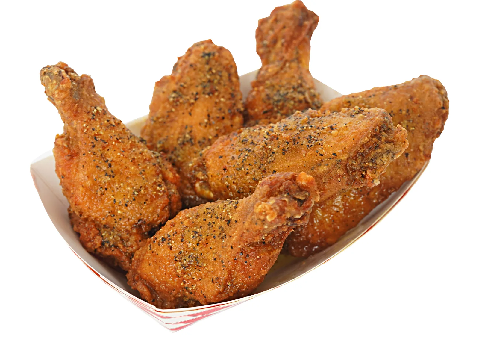 Lemon pepper wings with seasoning